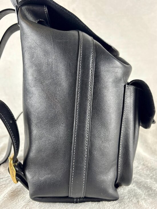 Coach Crosby Backpack in Black Natural Grain Leather main image 6
